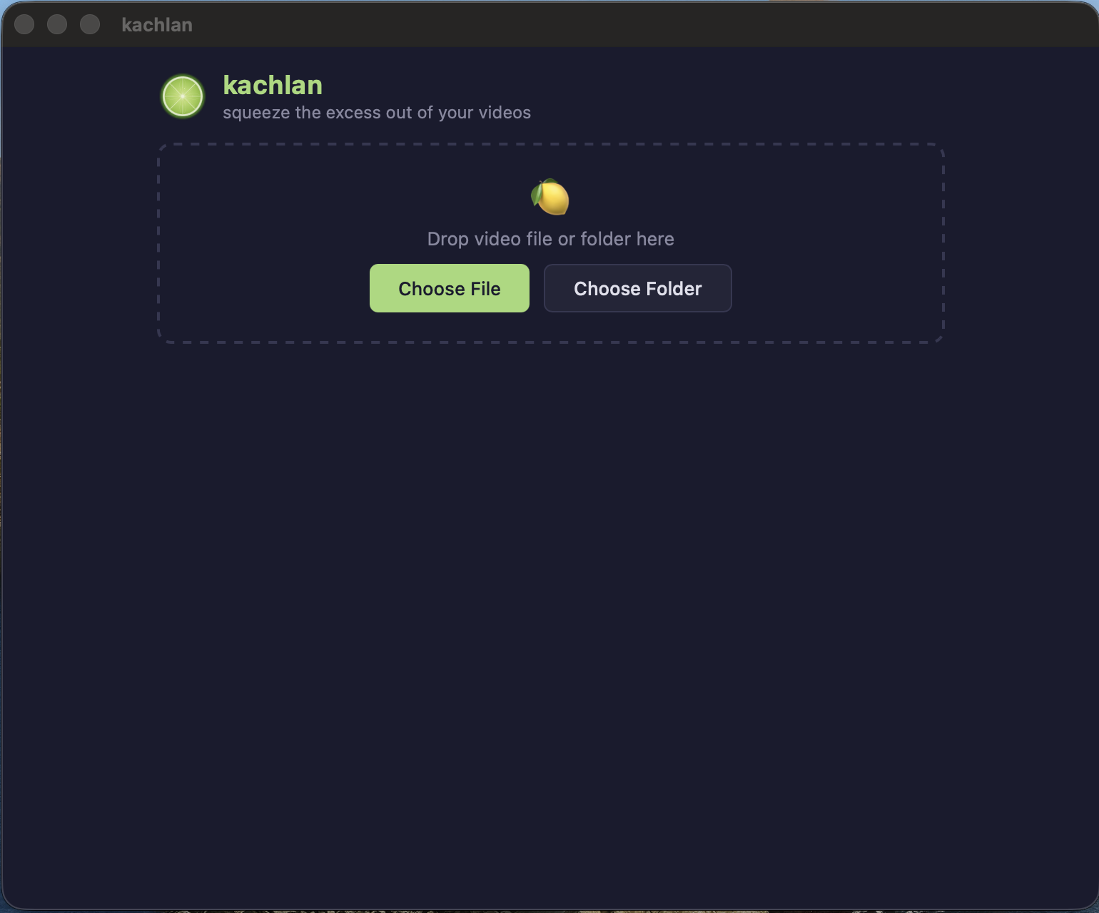 kachlan GUI - Video List Preview
